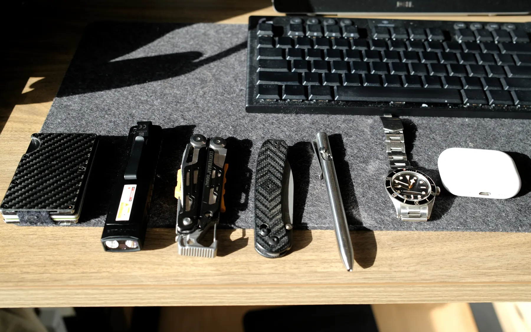 The carry lineup in afternoon light